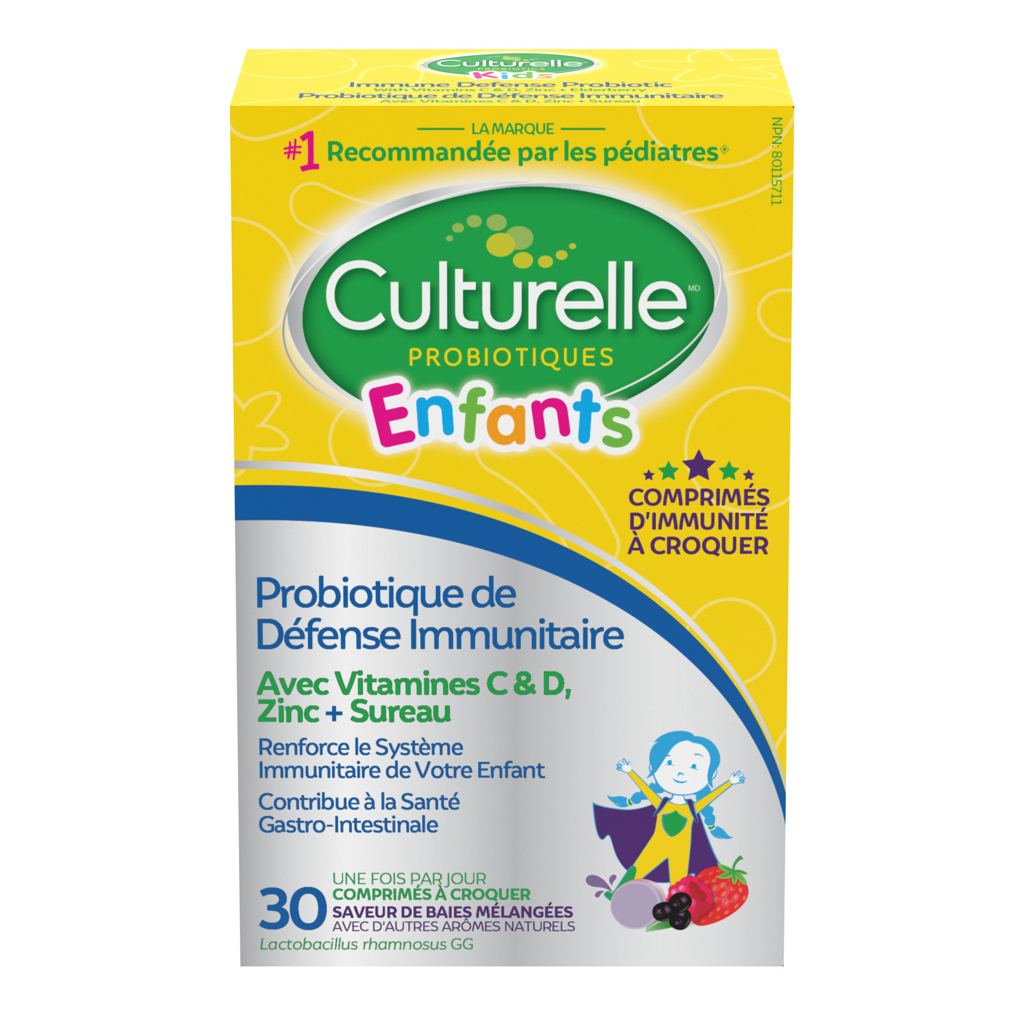 Culturelle® Défense immunitaire 4-en-1 pour enfants