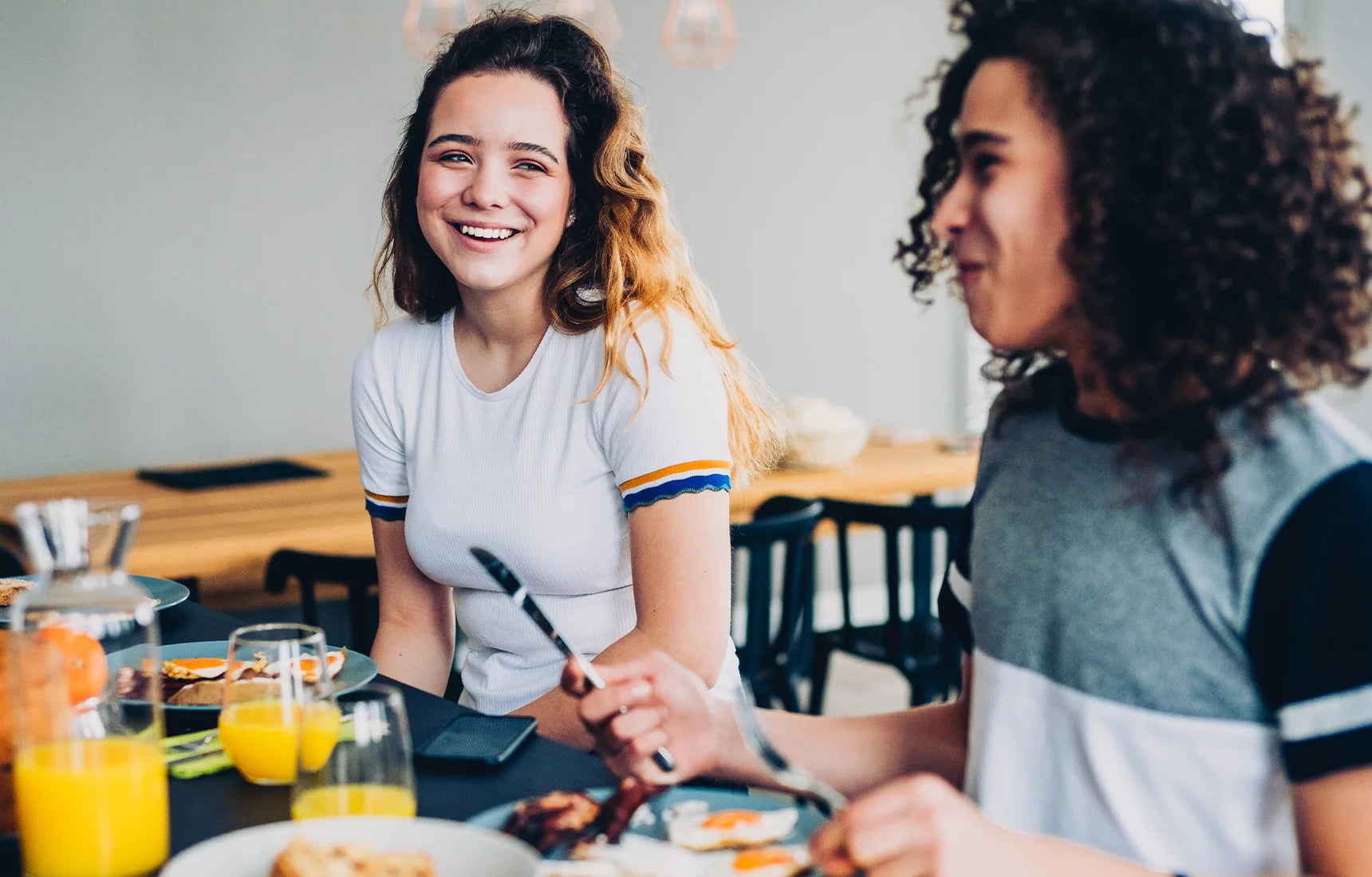 man and woman in the rain